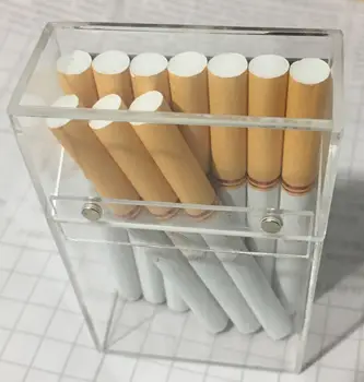 Seeing Essence Clear Acrylic Cigarette Case Portable for Men Box Cigarette Holder For Women's Slim Cigarettes 83s 100s
Seeing Essence Clear Acrylic Cigarette Case Portable for Men Box Cigarette Holder For Women's Slim Cigarettes 83s 100s