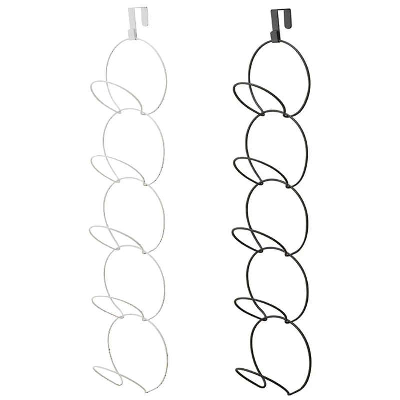 Portable 1-Hook 5-Ring Multi-Layer Door Nail-Free Iron Coat Hat Hook Bag Scarf Wardrobe Storage Rack For Home Storage
Portable 1-Hook 5-Ring Multi-Layer Door Nail-Free Iron Coat Hat Hook Bag Scarf Wardrobe Storage Rack For Home Storage