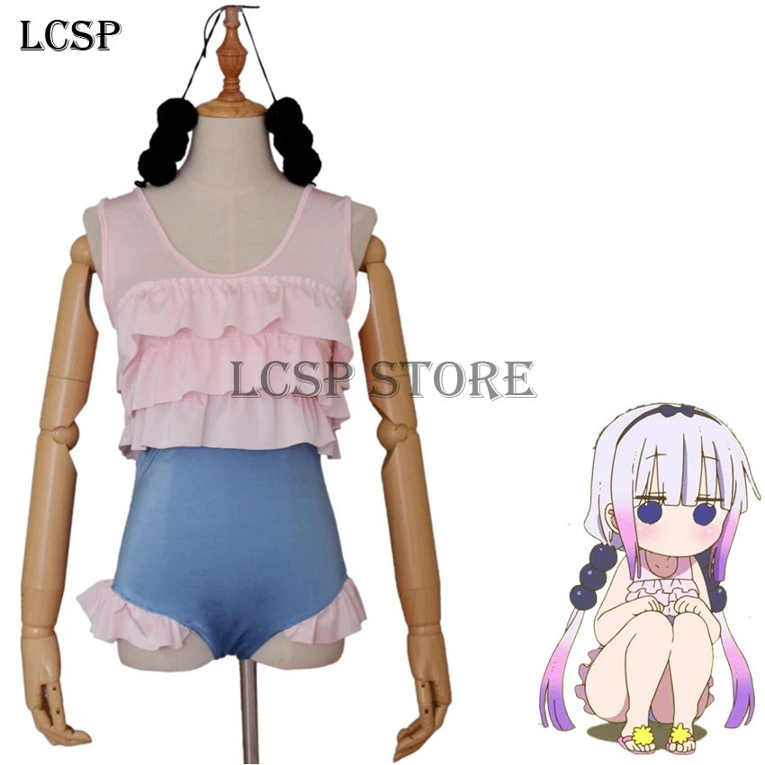 LCSP Miss Kobayashi's Dragon Maid Kanna Kamui Cosplay Costume Japanese Anime Swimsuit Uniform Clothes Swimwear & Headband
LCSP Miss Kobayashi's Dragon Maid Kanna Kamui Cosplay Costume Japanese Anime Swimsuit Uniform Clothes Swimwear & Headband