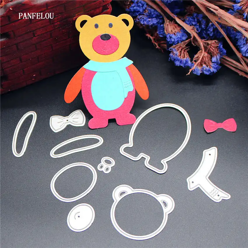 PANFELOU NEW year Lovely bear Scrapbooking Christmas card album paper die metal craft stencils punch cuts dies cutting
PANFELOU NEW year Lovely bear Scrapbooking Christmas card album paper die metal craft stencils punch cuts dies cutting
