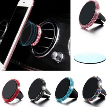 MR TEA Universal Rhinestone Magnetic Car Phone Holder Car Mount Stand Bling Crystal Air Vent Mount For iPhone & Android GPS
MR TEA Universal Rhinestone Magnetic Car Phone Holder Car Mount Stand Bling Crystal Air Vent Mount For iPhone & Android GPS