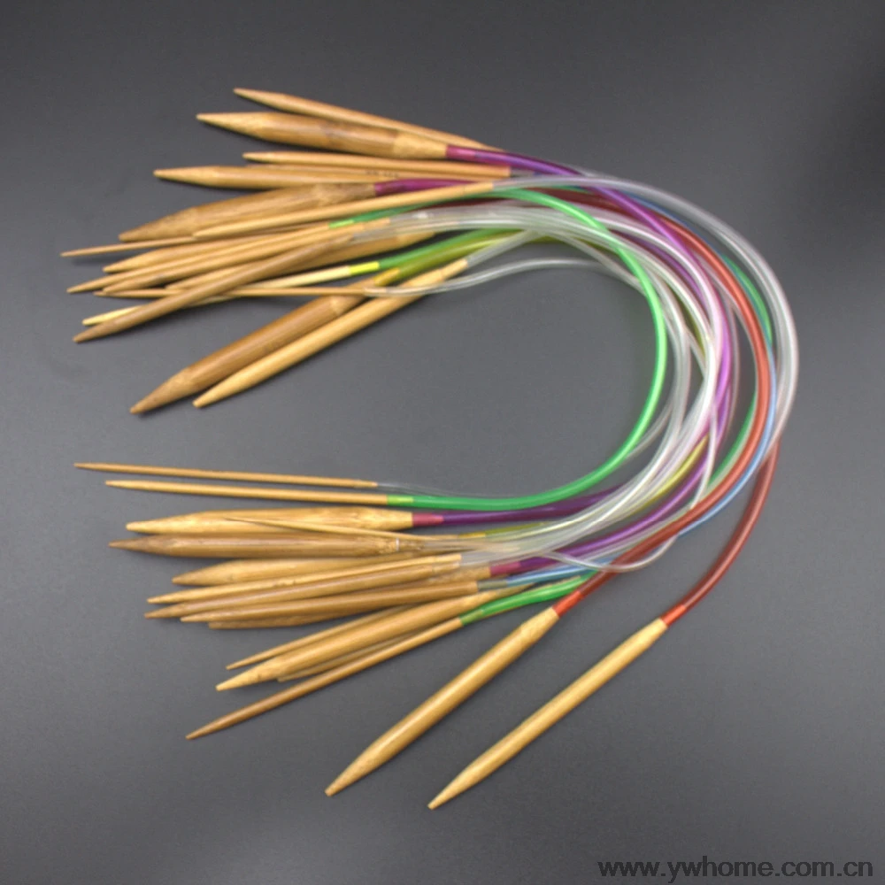 New Multi-color 18Pcs/set 16" 40cm Tube Carbonized Circular Bamboo Carbonized Knitting Needles Crafts Yarn tool Sets
New Multi-color 18Pcs/set 16" 40cm Tube Carbonized Circular Bamboo Carbonized Knitting Needles Crafts Yarn tool Sets