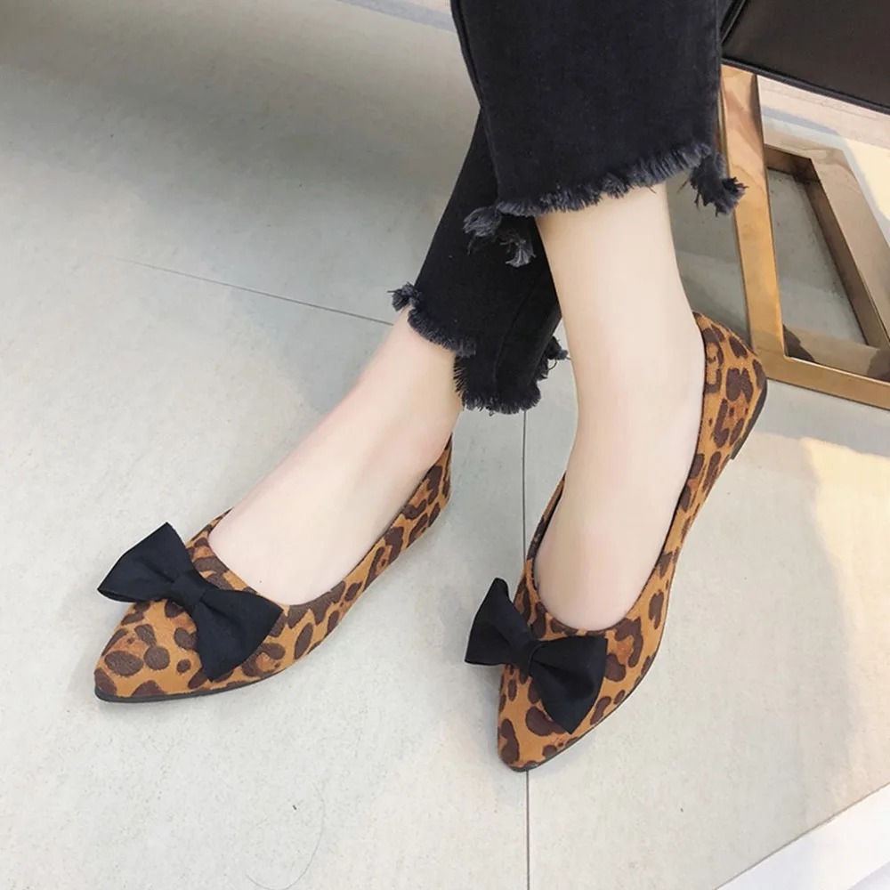 Flat Shoes Slip On Women Comfortable Leopard Print Flock Summer Fashion Basic Bowknot Shallow Women Pointed Toe Flats 2019 New
Flat Shoes Slip On Women Comfortable Leopard Print Flock Summer Fashion Basic Bowknot Shallow Women Pointed Toe Flats 2019 New