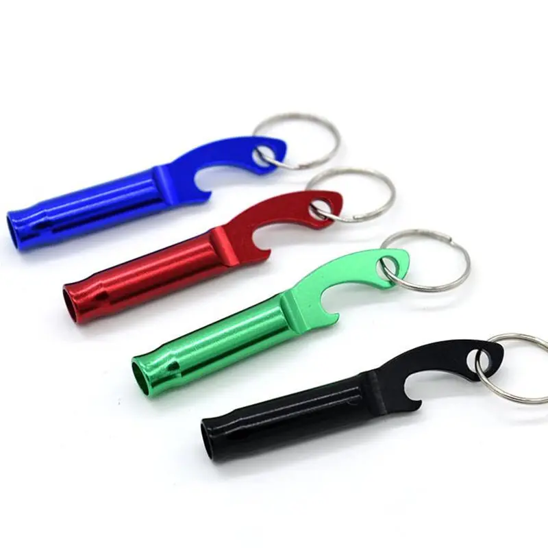 2 in 1 kit Mini Aluminum Keychain Keyring Beer Bottle opener With whistle Bar Tool Claw Gift F20173280
2 in 1 kit Mini Aluminum Keychain Keyring Beer Bottle opener With whistle Bar Tool Claw Gift F20173280