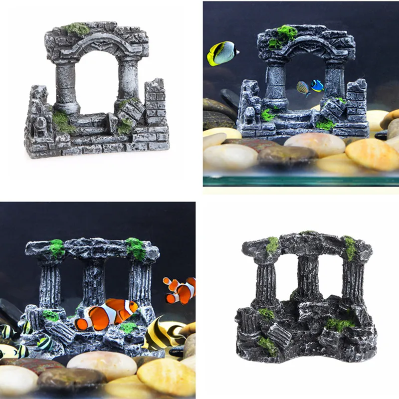 Resin Aquarium Roman Column Decoration Aquatic Artificial Ancient Ruin Column Ornament Fish Tank Stone Cave Rock Decoration
Resin Aquarium Roman Column Decoration Aquatic Artificial Ancient Ruin Column Ornament Fish Tank Stone Cave Rock Decoration