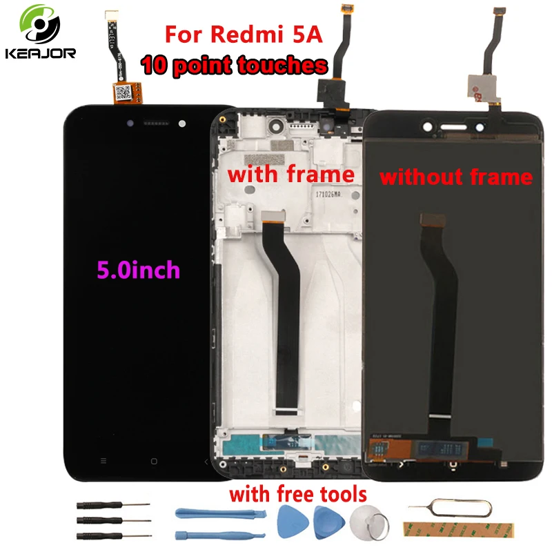 For Xiaomi Redmi 5A LCD Display+Touch Screen+Frame 1280X720 HD Glass Display Panel+Tools replacement For Xiaomi Redmi 5A 5.0inch
For Xiaomi Redmi 5A LCD Display+Touch Screen+Frame 1280X720 HD Glass Display Panel+Tools replacement For Xiaomi Redmi 5A 5.0inch