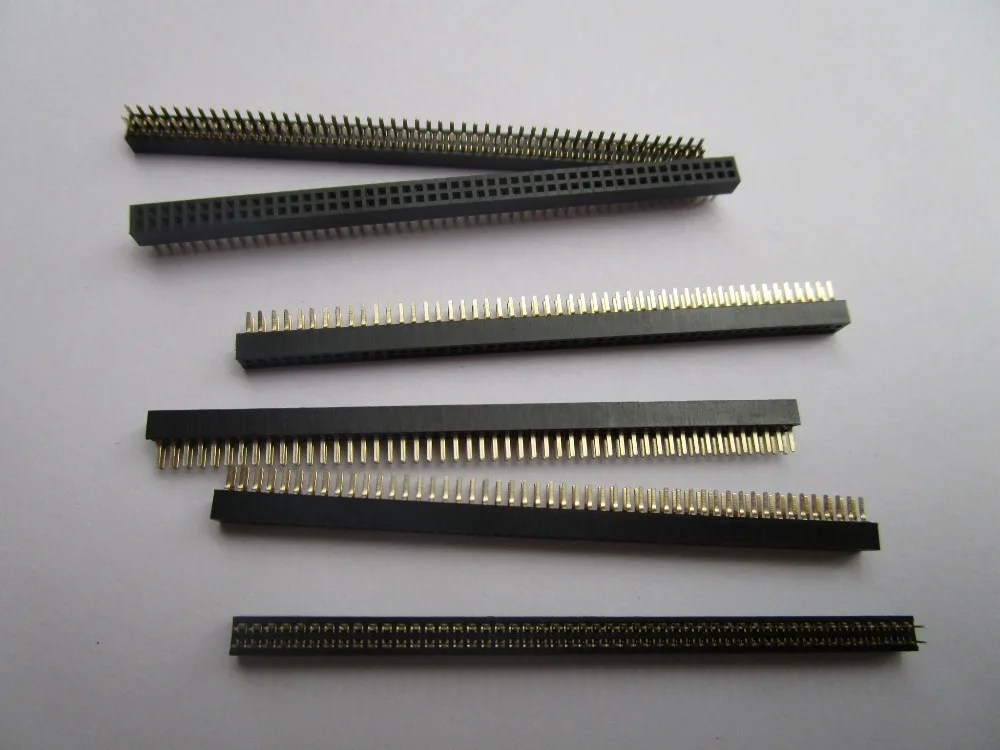 10 pcs Gold Plated Pitch 1.0mm Breakable Female Pin Header 2x50 100pin Double Row Strip
10 pcs Gold Plated Pitch 1.0mm Breakable Female Pin Header 2x50 100pin Double Row Strip