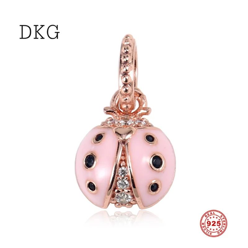 2019 Spring New 925 Sterling Silver Rose Lucky Pink Enamel Ladybird Pendant Beads Fit for Women Bracelet DIY Jewelry Making
2019 Spring New 925 Sterling Silver Rose Lucky Pink Enamel Ladybird Pendant Beads Fit for Women Bracelet DIY Jewelry Making