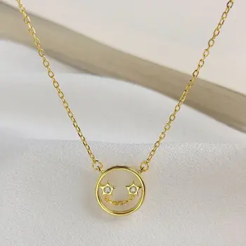 PINJEAS Golden Creative Cartoon Smile Pendant Smiley Accessories Simple Gifts Women's Accessories
PINJEAS Golden Creative Cartoon Smile Pendant Smiley Accessories Simple Gifts Women's Accessories