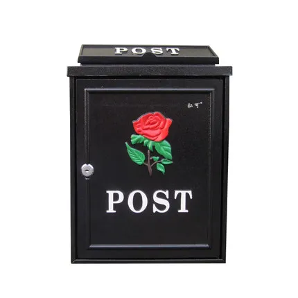 Continental aluminum panel can mail villa mailbox outdoor newspaper boxes waterproof garden post box | Дом и сад