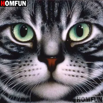 HOMFUN Full Square/Round Drill 5D DIY Diamond Painting "Animal cat" 3D Diamond Embroidery Cross Stitch Home Decor A19089
HOMFUN Full Square/Round Drill 5D DIY Diamond Painting "Animal cat" 3D Diamond Embroidery Cross Stitch Home Decor A19089