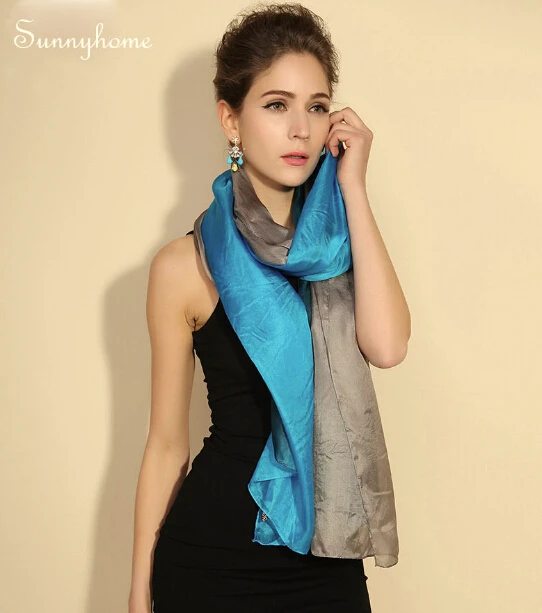 New arrival 100% gradual change color silk cc scarf pure European style scarf women magic shawl brand good quality pashmina
New arrival 100% gradual change color silk cc scarf pure European style scarf women magic shawl brand good quality pashmina