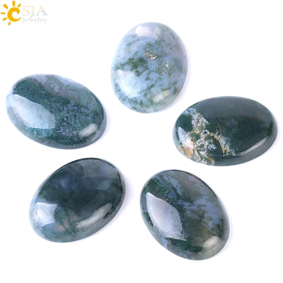 CSJA 1PC Moss Grass Agates Natural Stone Cabochon Unique Color Loose Green Bead Fit DIY Making Charms Jewelry Ring Bracelet F509
CSJA 1PC Moss Grass Agates Natural Stone Cabochon Unique Color Loose Green Bead Fit DIY Making Charms Jewelry Ring Bracelet F509