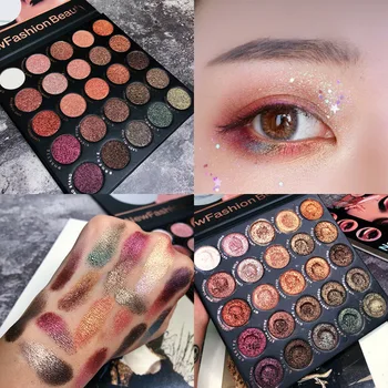 Professional Makeup Palette 25 Color Eyeshadow Pallete Shimmer Glitter Matte Eyeshadow Palette Pigmented Smoky Brand Cosmetic
Professional Makeup Palette 25 Color Eyeshadow Pallete Shimmer Glitter Matte Eyeshadow Palette Pigmented Smoky Brand Cosmetic