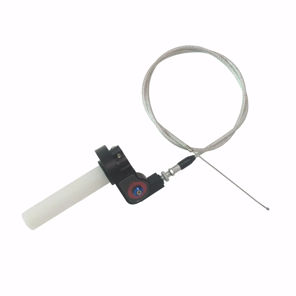 7/8'' Quick Action Aluminum Throttle Grip Twist Gas throttle Settle With Throttle Cable For Dirt Pit bike 50-250cc Motorcycle
7/8'' Quick Action Aluminum Throttle Grip Twist Gas throttle Settle With Throttle Cable For Dirt Pit bike 50-250cc Motorcycle