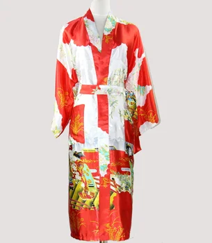 Sexy Red Japanese Women Kimono Bath Gown Long Silk Rayon Lingerie Sleepwear Bridesmaid Wedding Robe S M L XL XXL XXXL NR036
Sexy Red Japanese Women Kimono Bath Gown Long Silk Rayon Lingerie Sleepwear Bridesmaid Wedding Robe S M L XL XXL XXXL NR036