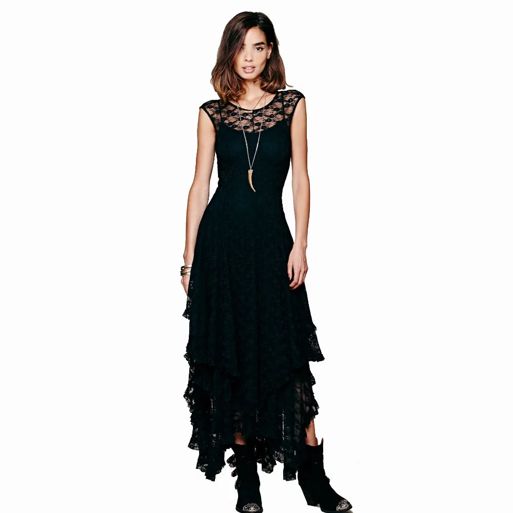 Summer Laced Dress Black Blue Big Size Lacy Dress Irrugular Lace Collection Long Multi Layer Dress Overlay Vestido De Renda
Summer Laced Dress Black Blue Big Size Lacy Dress Irrugular Lace Collection Long Multi Layer Dress Overlay Vestido De Renda