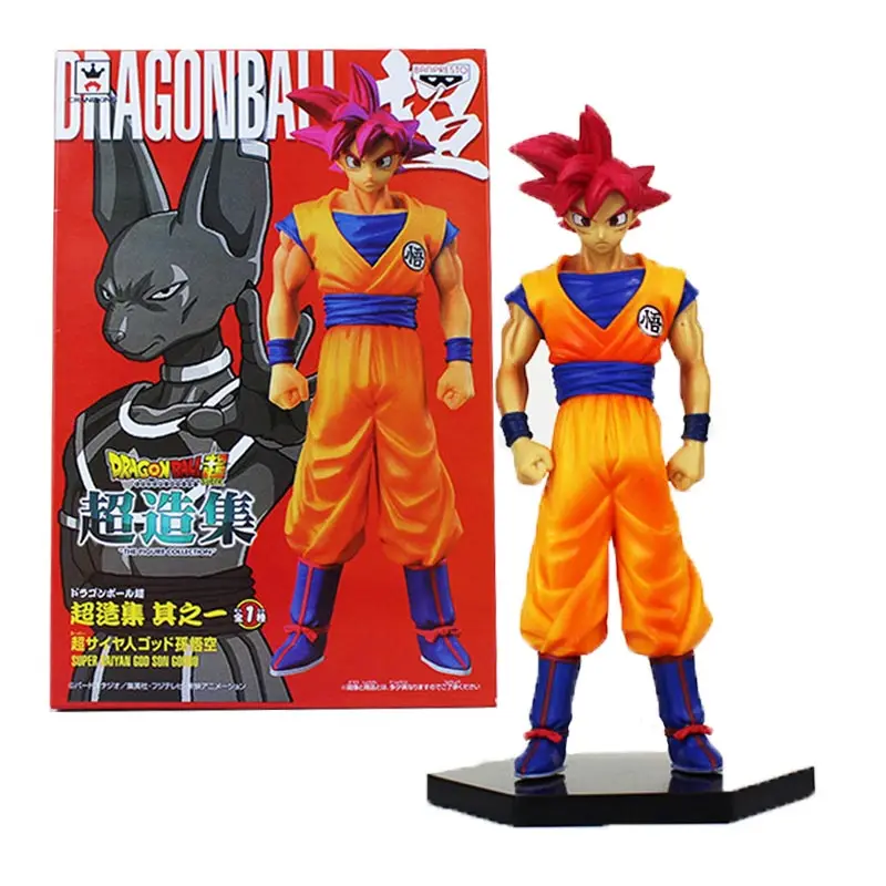 16cm Anime Dragon Ball Z Super Saiyan Action Figure Son Goku Saiyan God Dragonball PVC Figure Collection Model Toy Gift For Kids
16cm Anime Dragon Ball Z Super Saiyan Action Figure Son Goku Saiyan God Dragonball PVC Figure Collection Model Toy Gift For Kids
