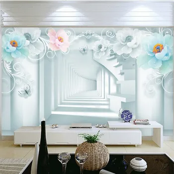 Beibehang fashion 3D living room TV background large HD custom 3D tunnel stairs bedroom wall murals wall paper home decor
Beibehang fashion 3D living room TV background large HD custom 3D tunnel stairs bedroom wall murals wall paper home decor
