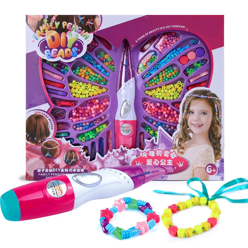 Children Creative DIY beads Toy Kids Girls Bracelet Band Handmade Art Craft Educational Toys for gifts and presents
Children Creative DIY beads Toy Kids Girls Bracelet Band Handmade Art Craft Educational Toys for gifts and presents
