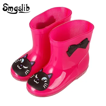 Smgslib toddler Girls boots Cute Cartoon Frog Cat Rabbit Waterproof Shoes child rain boot Antiskid baby rubber kids rainboots
Smgslib toddler Girls boots Cute Cartoon Frog Cat Rabbit Waterproof Shoes child rain boot Antiskid baby rubber kids rainboots