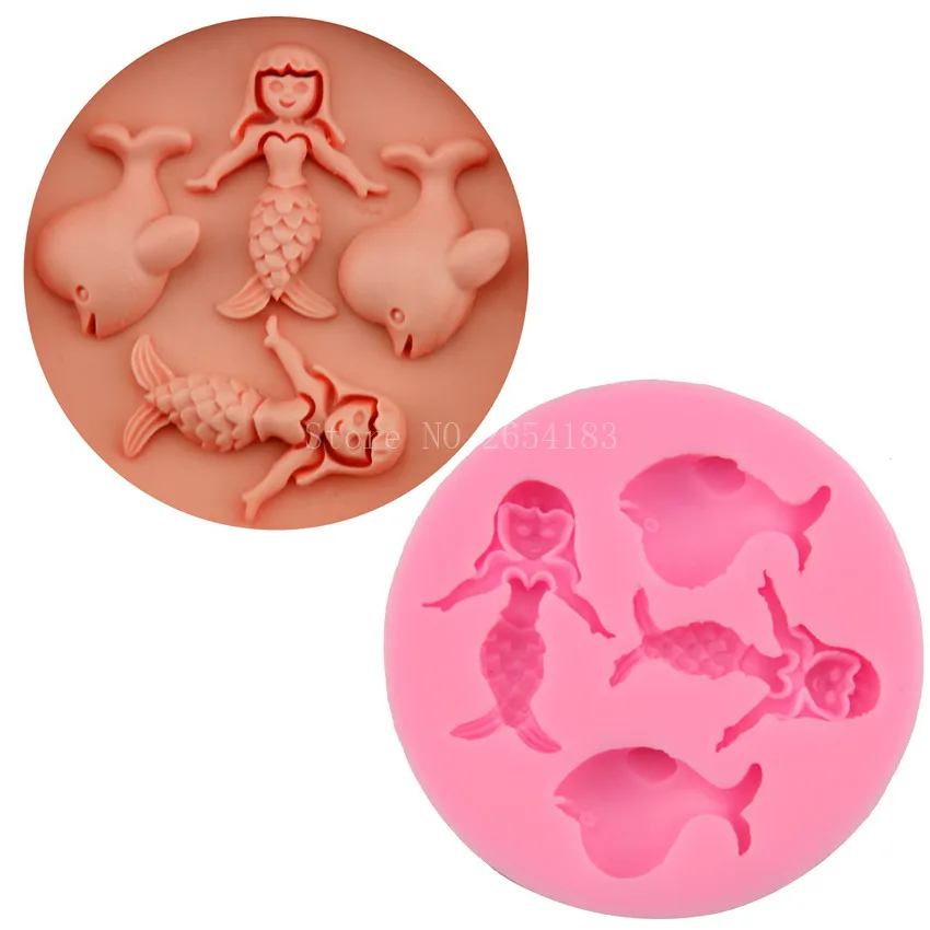 DIY Animal Mermaid Whale Shape Silicone Fondant Soap 3D Cake Mold Cupcake Jelly Candy Chocolate Decoration Baking Tool FQ3021
DIY Animal Mermaid Whale Shape Silicone Fondant Soap 3D Cake Mold Cupcake Jelly Candy Chocolate Decoration Baking Tool FQ3021