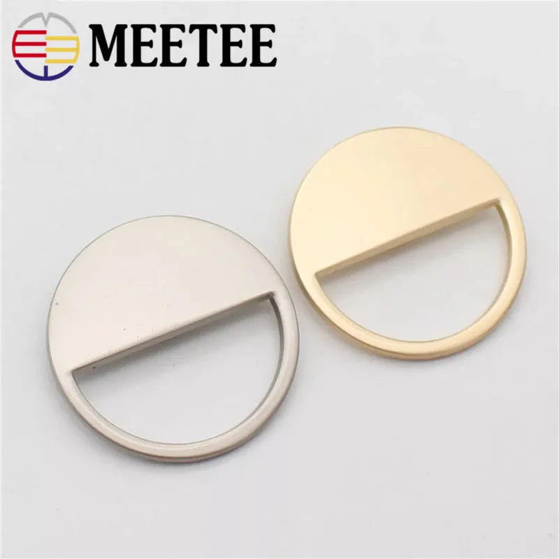 MEETEE 5pcs Metal hand sewn buttons semi-circular hollow buttons irregular sewing button coat suit buckle ZK2027
MEETEE 5pcs Metal hand sewn buttons semi-circular hollow buttons irregular sewing button coat suit buckle ZK2027