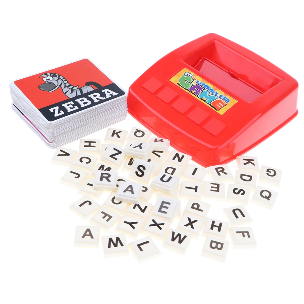 Alphabet Letters Card Word Matching Game - Kids Learn English Language ABC Educational Learning Literacy Kid Toy Gift