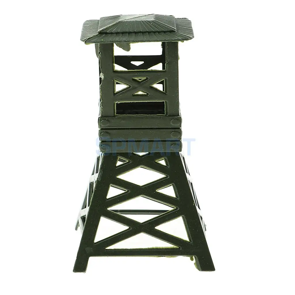 10 Plastic Watchtower Toy Soldier Army Watch Tower Men Accessory for Diorama