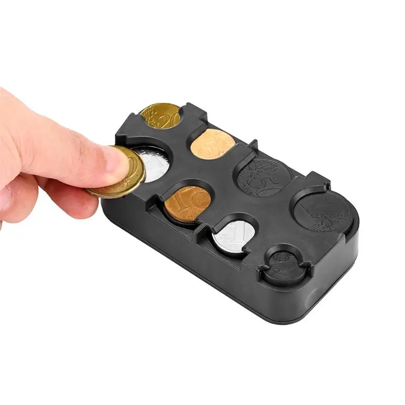 AOZBZ Car Interior Coin Holder Case Storage Box Container Dispenser Organizer Case Loose Change Money Storage (for Euro Coins)
AOZBZ Car Interior Coin Holder Case Storage Box Container Dispenser Organizer Case Loose Change Money Storage (for Euro Coins)