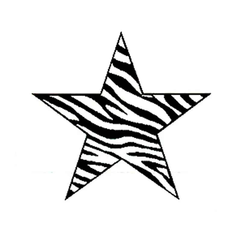 14.7cm*13.8cm Zebra Printed Star Beautiful Vinyl Car-styling Decals Car Stickers Black/Silver S6-3616
14.7cm*13.8cm Zebra Printed Star Beautiful Vinyl Car-styling Decals Car Stickers Black/Silver S6-3616