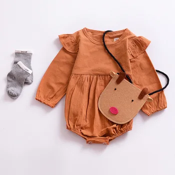 Baby Girl Bodysuit Infant Girls First Halloween Outfit Pumkin Yellow Puff Long Sleeve Oneise Newborn Jumpsuit Baby Girl Clothes
Baby Girl Bodysuit Infant Girls First Halloween Outfit Pumkin Yellow Puff Long Sleeve Oneise Newborn Jumpsuit Baby Girl Clothes