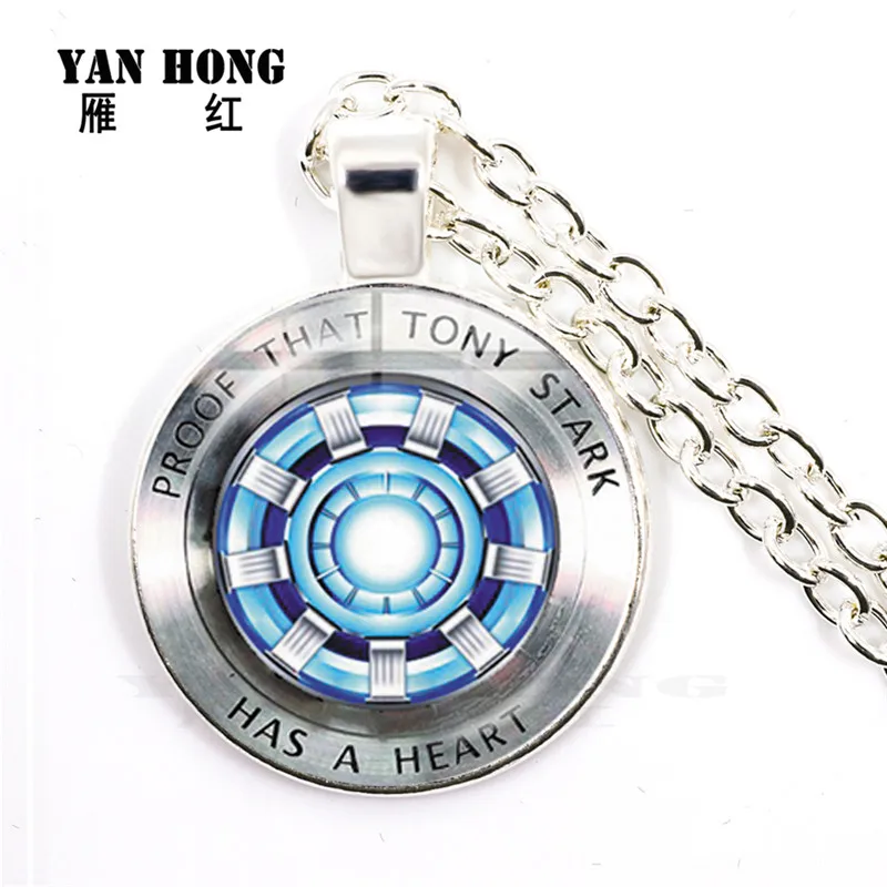 Miracle Iron Man Tony Stark Arc Reactor Necklace Glass Pendant Avenger 4 Ending Quantum Domain Movie Souvenir
Miracle Iron Man Tony Stark Arc Reactor Necklace Glass Pendant Avenger 4 Ending Quantum Domain Movie Souvenir