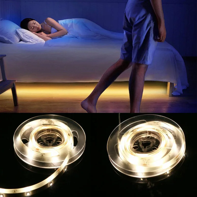 Motion Activated Bed Light IP65 Waterproof Flexible USB LED Strip Sensor Night Light Illumination for Bed Hallways Stair WWO66
Motion Activated Bed Light IP65 Waterproof Flexible USB LED Strip Sensor Night Light Illumination for Bed Hallways Stair WWO66