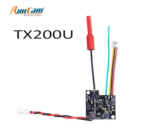 

Runcam TX200U 5.8G 48CH 25mW/200mW Video FPV Transmitter VTX Support Betaflight FC For RC Drone VS Runcam TX200 Upgraded version