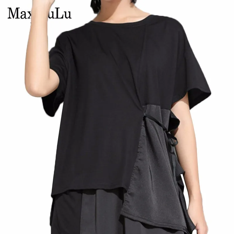 Max LuLu 2019 Summer Korean Fashion Style Ladies Punk Clothes Womens Oversized Patchwork T-Shirt Female Casual Kawaii Tee Shirts
Max LuLu 2019 Summer Korean Fashion Style Ladies Punk Clothes Womens Oversized Patchwork T-Shirt Female Casual Kawaii Tee Shirts