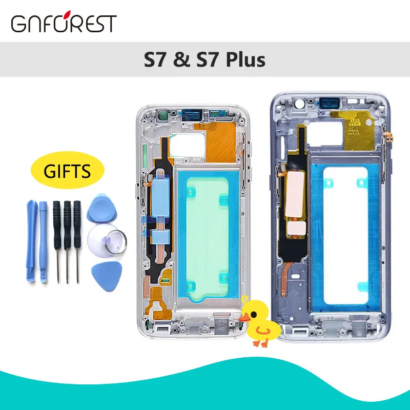 For Samsung Galaxy S7 G930F S7 edge G935F Middle Plate Frame Housing Bezel Chassis with all small parts
For Samsung Galaxy S7 G930F S7 edge G935F Middle Plate Frame Housing Bezel Chassis with all small parts