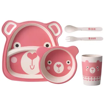 Fashion Kids Feeding Dishes Tableware Sets Children Bamboo Fiber Lunch Dinnerware Box With Compartment School Food Container Q1
Fashion Kids Feeding Dishes Tableware Sets Children Bamboo Fiber Lunch Dinnerware Box With Compartment School Food Container Q1