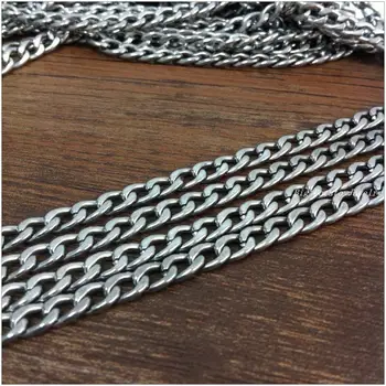 New Arrive High Quality Fashion Stainless Steel Silver Color Curb Cuban Chain Mens Boys Necklace Jewelry In Buck 5mm Not Fades
New Arrive High Quality Fashion Stainless Steel Silver Color Curb Cuban Chain Mens Boys Necklace Jewelry In Buck 5mm Not Fades
