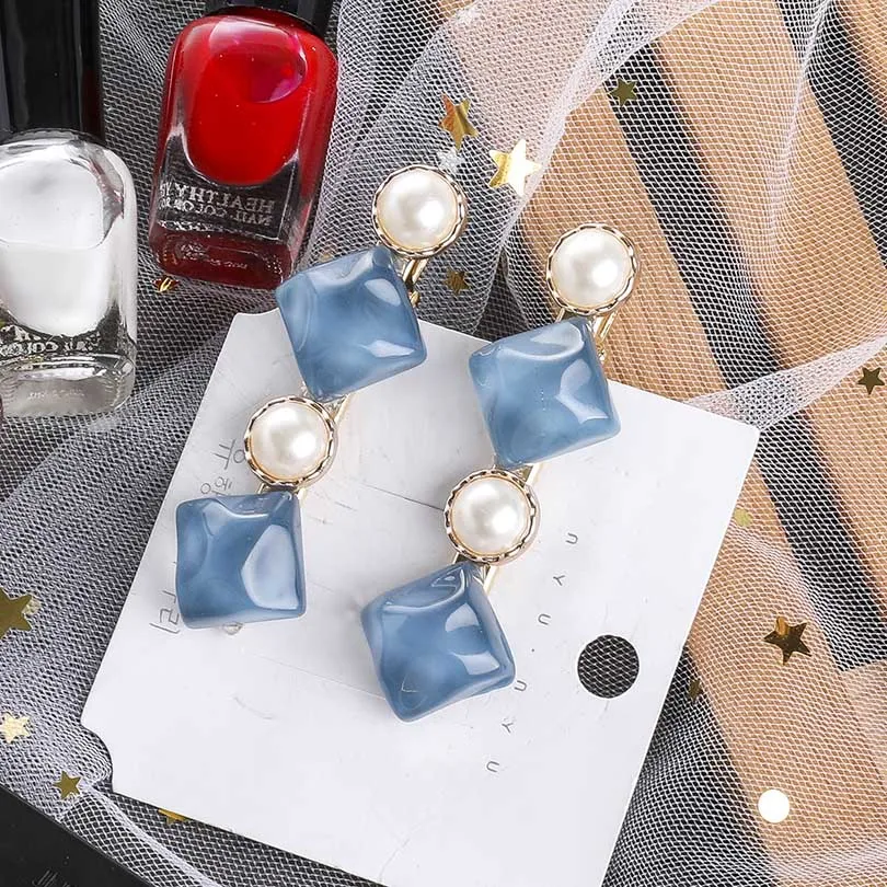 Haimeikang Korea Fashion Acetic Acid Hairpins Imitiation Pearl Beads Hair Clips for Women Irregular Geometric Hair Accessories
Haimeikang Korea Fashion Acetic Acid Hairpins Imitiation Pearl Beads Hair Clips for Women Irregular Geometric Hair Accessories