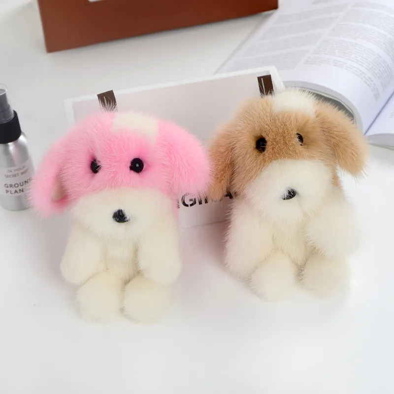 Cute Fluffy Plush Dog Puppy Keychain Mink Fur Collar Authentic Key Chain Animal Women's Accessories Bag Charm Pendant
Cute Fluffy Plush Dog Puppy Keychain Mink Fur Collar Authentic Key Chain Animal Women's Accessories Bag Charm Pendant