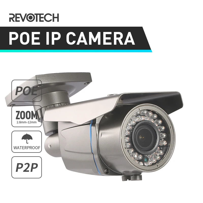 POE Waterproof 1080P 2.8-12mm Zoom IP Camera 42 LED 2.0MP Outdoor Security Camera ONVIF Night Vision P2P CCTV Cam
POE Waterproof 1080P 2.8-12mm Zoom IP Camera 42 LED 2.0MP Outdoor Security Camera ONVIF Night Vision P2P CCTV Cam