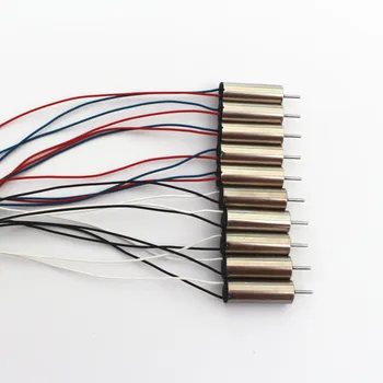 10Pcs 720 Coreless Motor DC3V-4.2V 5Pcs CW Motor + 5Pcs CCW Motor Four-axis Aircraft Model For Helicopter Airplane Robotic
10Pcs 720 Coreless Motor DC3V-4.2V 5Pcs CW Motor + 5Pcs CCW Motor Four-axis Aircraft Model For Helicopter Airplane Robotic