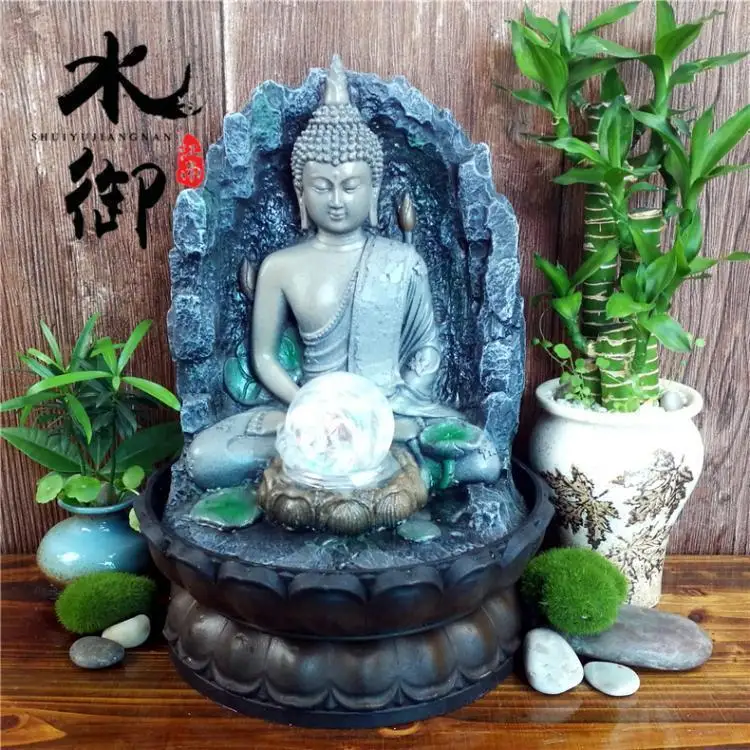 Desktop lucky Water Ornaments Fountain Living Room Humidifier Southeast Asia Home Decoration Buddha Statue
Desktop lucky Water Ornaments Fountain Living Room Humidifier Southeast Asia Home Decoration Buddha Statue