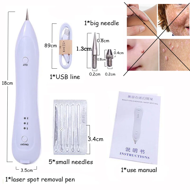 High Quality Portable Laser Freckle Removal Machine Skin Mole Removal Pen Dark Spot Remover Tattoo Wart Tag Removal Beauty Care
High Quality Portable Laser Freckle Removal Machine Skin Mole Removal Pen Dark Spot Remover Tattoo Wart Tag Removal Beauty Care