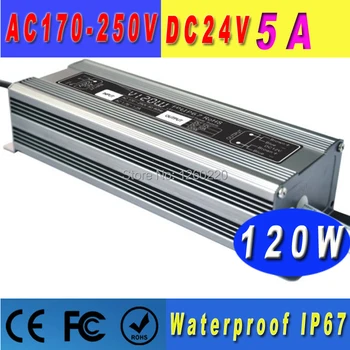 120W 24V 5A Waterproof ip67 outdoor Single Output Switching power supply for LED strip light
120W 24V 5A Waterproof ip67 outdoor Single Output Switching power supply for LED strip light