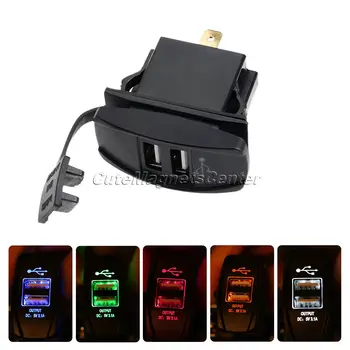 Universal Dual USB Car Charger Power Adapter 12V 24V Dual USB Socket Charger for Mobile Phone/ Tablet PC/Car Electrical Devices 
Universal Dual USB Car Charger Power Adapter 12V 24V Dual USB Socket Charger for Mobile Phone/ Tablet PC/Car Electrical Devices