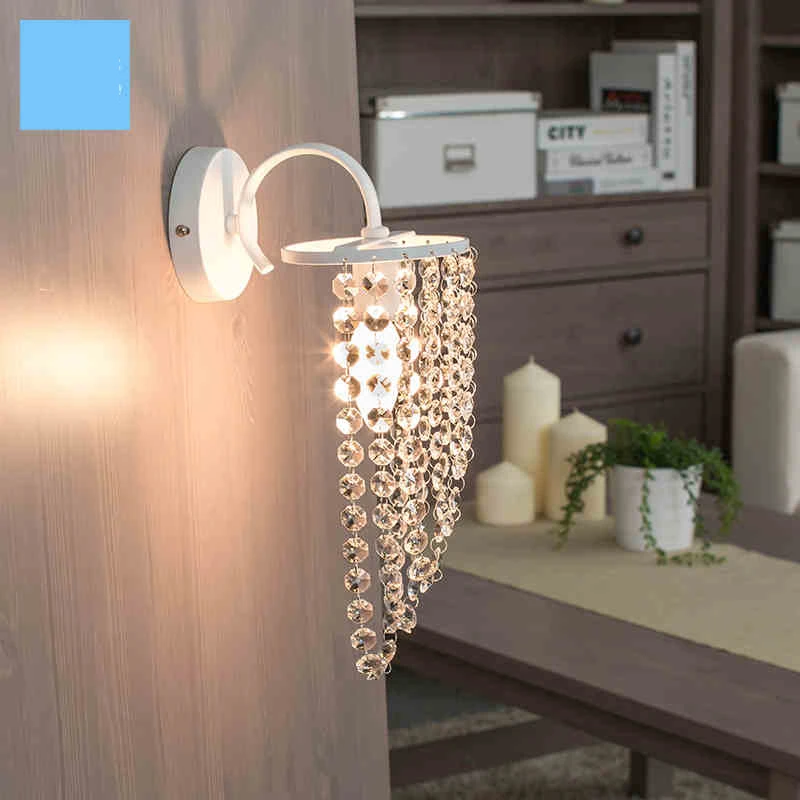 Modern crystal K9 wall lamp led light Europe style vintage bedside lamps balcony stair light rustic Led wall light E14
Modern crystal K9 wall lamp led light Europe style vintage bedside lamps balcony stair light rustic Led wall light E14