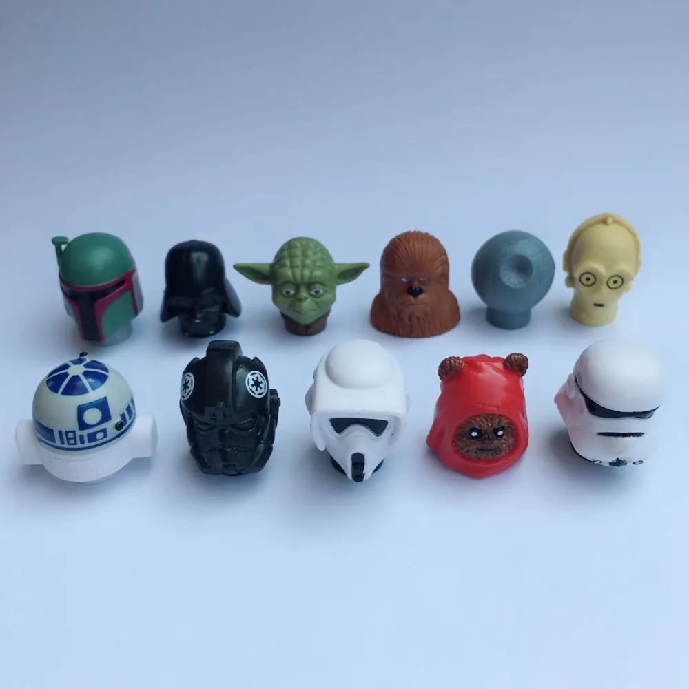 10pcs/lot miniature cartoon movie Star Wars Cap of a pen figure pvc model toys Collecting dolls gift for friend
10pcs/lot miniature cartoon movie Star Wars Cap of a pen figure pvc model toys Collecting dolls gift for friend