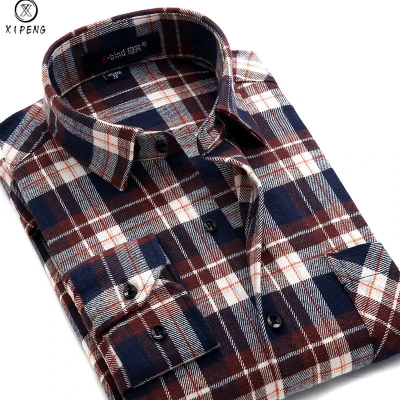 Plaid Shirt 2019 New Autumn Winter Flannel Red Checkered Shirt Men Shirts Long Sleeve Chemise Homme Cotton Male Check Shirts
Plaid Shirt 2019 New Autumn Winter Flannel Red Checkered Shirt Men Shirts Long Sleeve Chemise Homme Cotton Male Check Shirts